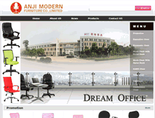 Tablet Screenshot of anjimodernfurniture.com